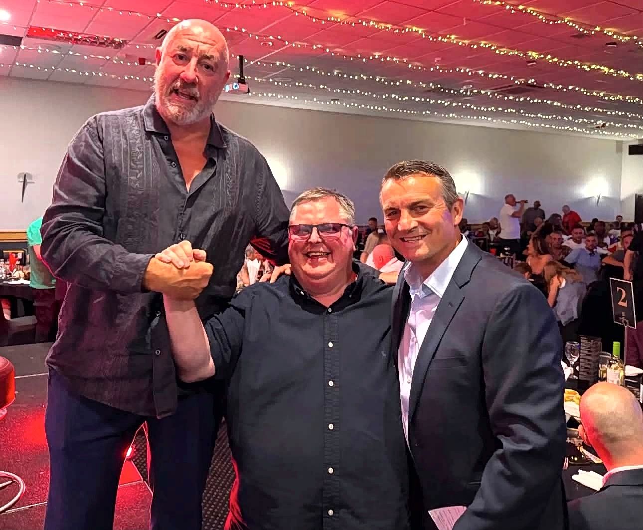 Guests at Sam Eggington's testimonial evening