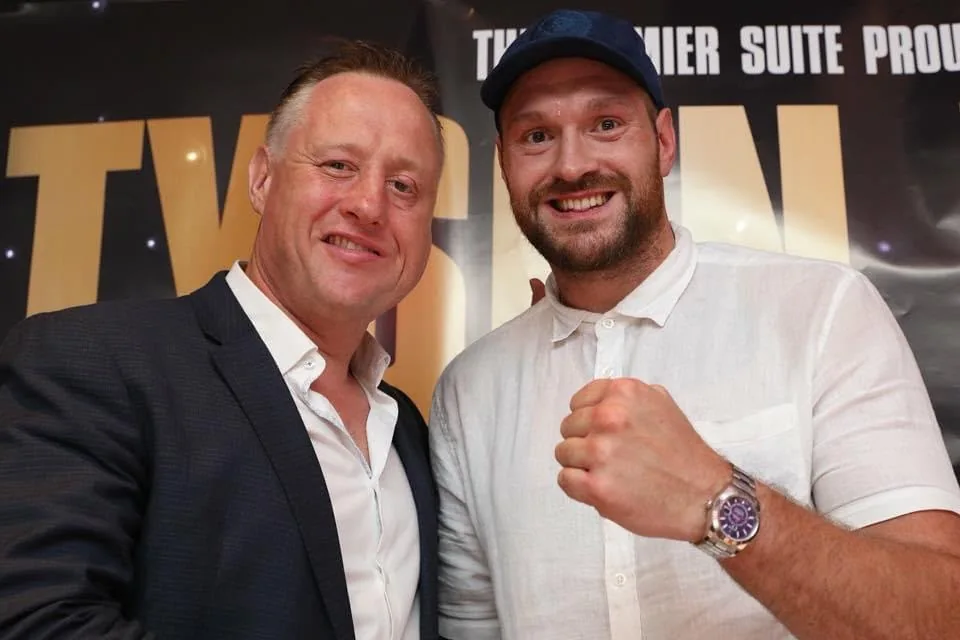 Scott Murray with Tyson Fury.