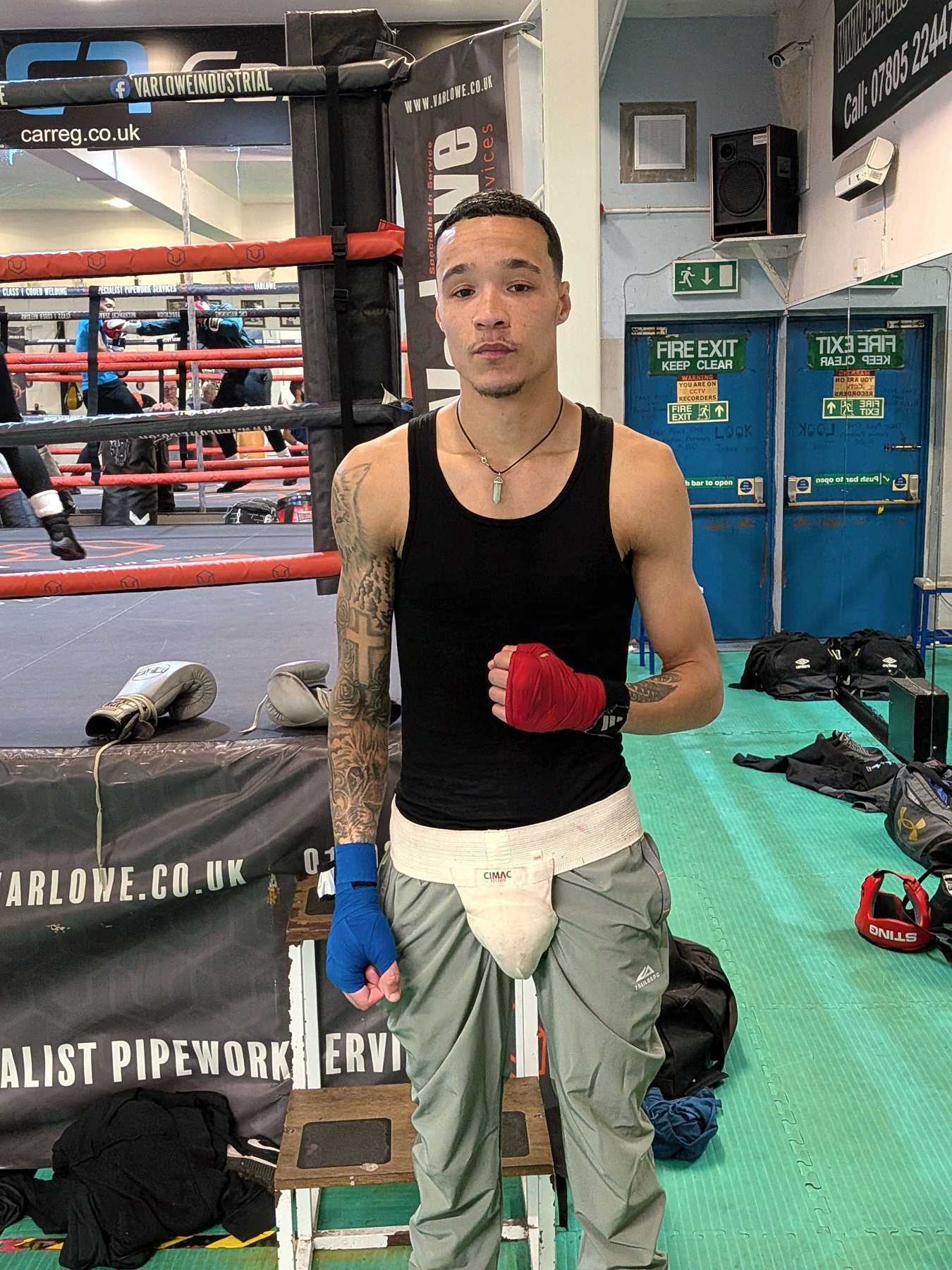 Callum Harvey at Wolverhampton ABC. Photograph: Murphy Boxing Books.