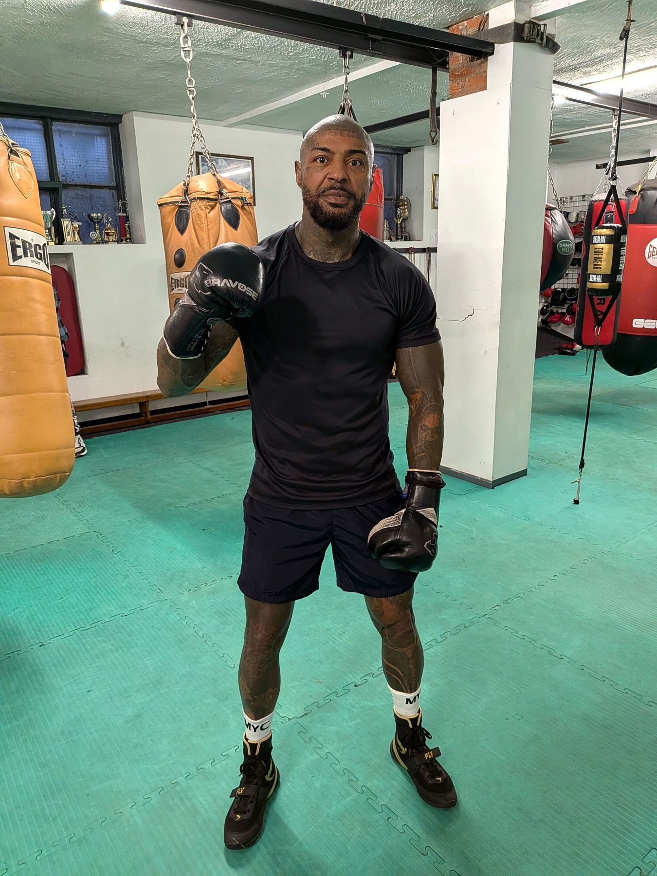 Marcus Portman at Wolverhampton ABC. Photograph: Murphy Boxing Books.